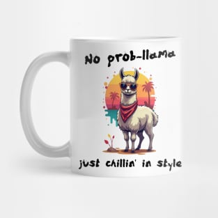 No Prob-Llama: Embracing Chill Vibes Mug